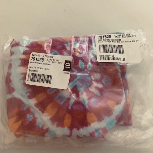 One by One by Dolls Kill Tye-dyed Dress Large NEW - Picture 6 of 6